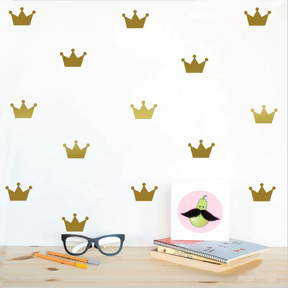 vinyl crown wall decor