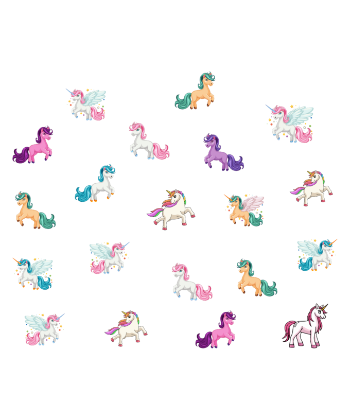 unicorn kiddies wall stickers