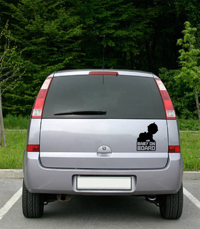 baby on board car sticker