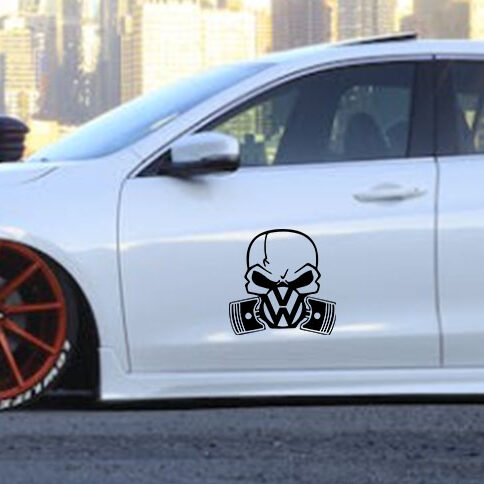 vw car sticker