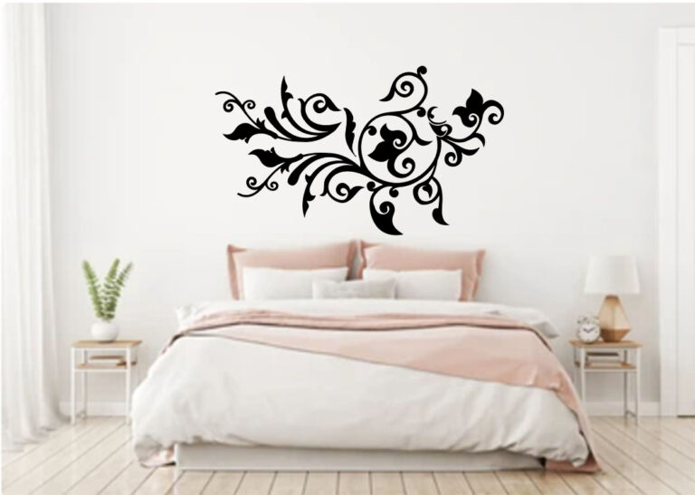 floral wall sticker